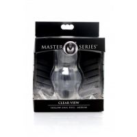 XR Brands Clear View - Hollow Anal Plug - Medium, picture 4