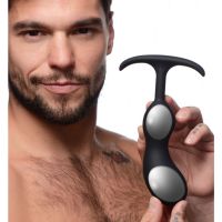 XR Brands Premium Silicone Weighted Prostate Plug - Large, picture 3