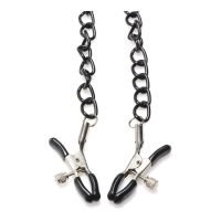 XR Brands Collared Temptress - halsbånd med brystvorteklemmer, billede 4