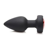XR Brands Silikone Vibrator Rød Hjerte - Buttplug med fjernbetjening - Small, billede 5