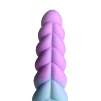 XR Brands Dildo de Fantasia Chifre de Unicórnio em Silicone, imagem 5