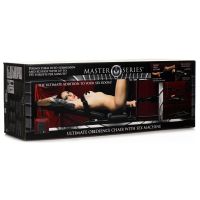 XR Brands MS Obedience Chair - Sedia Bondage con Macchina del Sesso - Nero, immagine 3