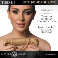XR Brands Tied Up - Jutowa lina do bondage - 7,6 m, zdjęcie 7