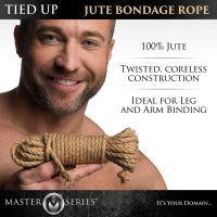 XR Brands Tied Up - Jutowa lina do bondage - 7,6 m, zdjęcie 5