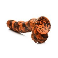 XR Brands Sabretooth - Dildo in Silicone - Arancione/Nero, immagine 3