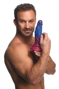 XR Brands Intruder - Dildo Alieno in Silicone - Viola, immagine 5