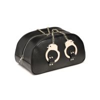 XR Brands Cuffed Travel Bag with Handcuff Handles - Black, billede 4