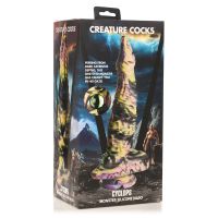 XR Brands Cyclops Monster - Dildo em Silicone - Amarelo/Roxo/Preto, imagem 2