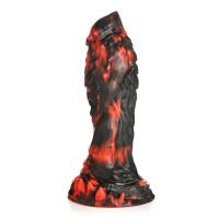 XR Brands Grim Reaper - Silikonedildo - Rød/Sort