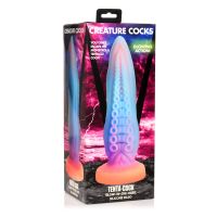 XR Brands Tenta-Cock - Świecące w ciemności silikonowe dildo, zdjęcie 2
