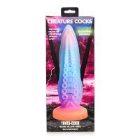 XR Brands Tenta-Cock - Świecące w ciemności silikonowe dildo, zdjęcie 3