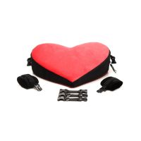 XR Brands Bondage Love Pillow - Sort/Rød, billede 3