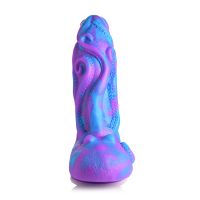 XR Brands Octophallus - Dildo in Silicone - Viola/Blu