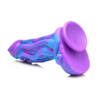 XR Brands Octophallus - Dildo in Silicone - Viola/Blu, immagine 3