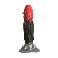 XR Brands Count Cockula - Dildo em Silicone - Vermelho/Preto