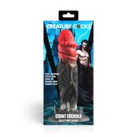 XR Brands Count Cockula - Dildo em Silicone - Vermelho/Preto, imagem 5