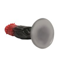 XR Brands Count Cockula - Dildo em Silicone - Vermelho/Preto, imagem 3