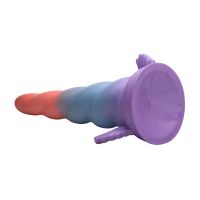 XR Brands Dream Rider - Silikonedildo - Flerfarvet, billede 3