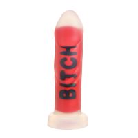 XR Brands BITCH - Silikonidildo - Punainen