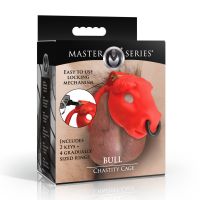 XR Brands Bull - Cage de chasteté - Rouge, photo 4