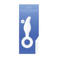 Chrystalino Gripper - Glassdildo med ring, bilde 3