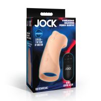 Curve Toys Vibrating Silicone Penis Sleeve - Light, picture 2