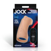 Curve Toys Vibrating Silicone Penis Sleeve - Light, picture 3