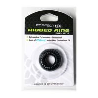 PerfectFitBrand Ribbed Ring - Penisring - Svart, bild 4