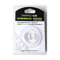 PerfectFitBrand Ribbed Ring - Cockring - Transparent, picture 3