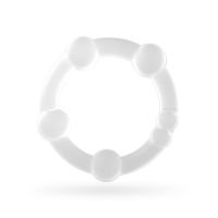 Crushious Triple Bead - Set di Cockring - Trasparente, immagine 3