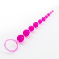 Crushious Basic Anal Beads - 10 Bead Chain - Pink, picture 2