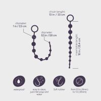 Crushious Basic Anal Beads - 10 Bead Chain - Pink, picture 5