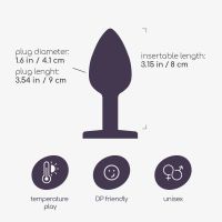 Crushious Bijou - Plug Anale Gioiello - Large - Trasparente, immagine 7