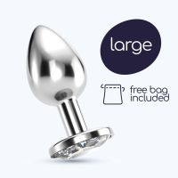 Crushious Bijou - Plug Anale Gioiello - Large - Trasparente, immagine 5