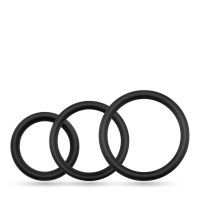 Crushious Daltons - Set di Cockring in Silicone - Nero, immagine 2