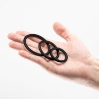 Crushious Daltons - Set di Cockring in Silicone - Nero, immagine 6