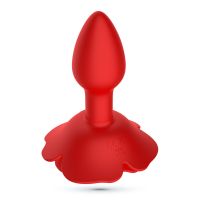 Crushious Giulietta - Rotating Anal Rose Plug with Remote Control - Red, picture 3