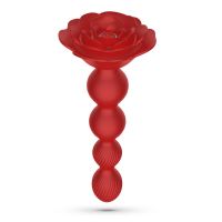 Crushious Rosaline - Rotating Anal Rose Plug with Remote Control - Red, picture 4