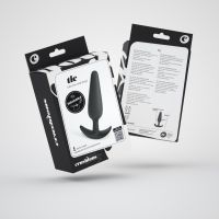 Crushious Tic - Analplugg i silikon - Small - Svart, bilde 6