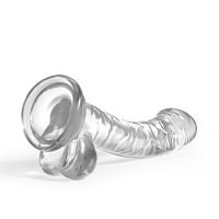 Crushious Hudini - Flexibel analdildo i jelly - 17,5 cm - Transparent, bild 4