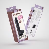 Crushious Inviktus - Dildo i flydende silikone - 22 cm - Sort, billede 5