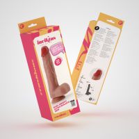 Crushious Inviktus - Dildo i flydende silikone - 23 cm - Hudfarvet, billede 5