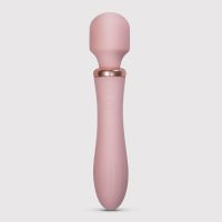 Crushious Jinx Dual Wand-vibrator med opvarmning - Rose Pink