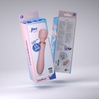 Crushious Jinx Dual Wand-vibrator med opvarmning - Rose Pink, billede 2