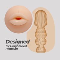 Crushious Ezy Egg - Masturbator Æg - Mund - Rød, billede 7