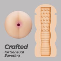 Crushious Fappucino Hot Buns - Masturbator kubek pupa - Fioletowy, zdjęcie 6