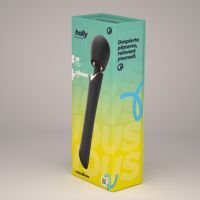 Crushious Holly - Genopladelig wand massagestav - Sort, billede 5
