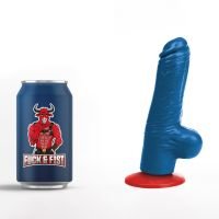 Fuck & Fist Tyr S - Dildo Realista com Testículos - 10,5 cm - Azul, imagem 4