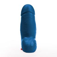 Fuck & Fist Dagr M - Gode réaliste épais avec testicules - 14,5 cm - Bleu, photo 2