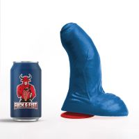 Fuck & Fist Buri M - Realistisk buet dildo med baller - 17 cm - Blå, bilde 5